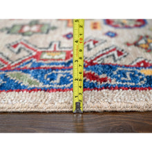 Load image into Gallery viewer, 9&#39;x11&#39;10&quot; Camel, Plush And Lush, 100% Wool, Supple Collection, Hand Knotted, Karajeh Heriz Geometric Design, Oriental Rug FWR506328