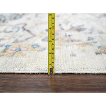 Load image into Gallery viewer, 8&#39;10&quot;x11&#39;10&quot; Ivory, Pure Wool, Soft And Vibrant Pile, Natural Dyes, Hand Knotted, Supple Collection, Mahal Design, Oriental Rug FWR506400