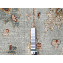 Load image into Gallery viewer, 12&#39;x14&#39;10&quot; Light Blue And Ivory, Hand Knotted, Oushak Inspired, Supple Collection, Soft And Plush, Sustainable, Oversize Oriental Rug FWR506460