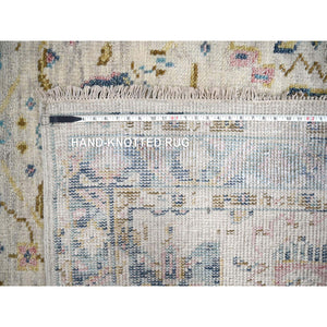 6'2'x9' Ivory, Mahal Design, Hand Knotted, Supple Collection, Soft And Vibrant Pile, Organic Wool, Natural Dyes, Oriental Rug FWR506562