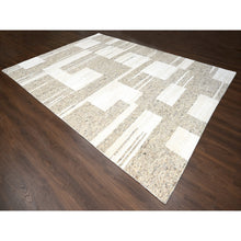 Load image into Gallery viewer, 10&#39;2&quot;x13&#39;9&quot; Earth Tone Colors, Natural Wool, Tone On Tone, Natural Abrash, Soft Pile, Thick Chunky Texture, Sustainable, Hand Knotted, Oriental Rug FWR506598