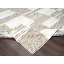 Load image into Gallery viewer, 10&#39;2&quot;x13&#39;9&quot; Earth Tone Colors, Natural Wool, Tone On Tone, Natural Abrash, Soft Pile, Thick Chunky Texture, Sustainable, Hand Knotted, Oriental Rug FWR506598