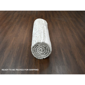 10'2"x13'9" Earth Tone Colors, Natural Wool, Tone On Tone, Natural Abrash, Soft Pile, Thick Chunky Texture, Sustainable, Hand Knotted, Oriental Rug FWR506598