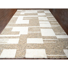 Load image into Gallery viewer, 12&#39;1&quot;x17&#39;10&quot; Earth Tone Colors, Soft And Vibrant Pile, Sustainable, Hand Knotted, Undyed  Natural Abrash, Thick Chunky Texture, 100% Wool, Oversize, Tone On Tone, Oriental Rug FWR506718