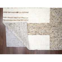 Load image into Gallery viewer, 12&#39;1&quot;x17&#39;10&quot; Earth Tone Colors, Soft And Vibrant Pile, Sustainable, Hand Knotted, Undyed  Natural Abrash, Thick Chunky Texture, 100% Wool, Oversize, Tone On Tone, Oriental Rug FWR506718