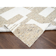 Load image into Gallery viewer, 12&#39;1&quot;x17&#39;10&quot; Earth Tone Colors, Soft And Vibrant Pile, Sustainable, Hand Knotted, Undyed  Natural Abrash, Thick Chunky Texture, 100% Wool, Oversize, Tone On Tone, Oriental Rug FWR506718