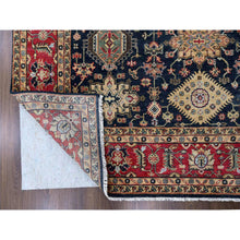 Load image into Gallery viewer, 8&#39;2&quot;x10&#39; Cynical Black, Karajeh Design With All Over Pattern, Hand Knotted, Natural Dyes, Organic Wool, Soft And Vibrant Pile, Oriental Rug FWR506748