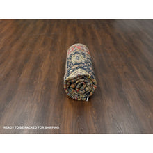 Load image into Gallery viewer, 8&#39;2&quot;x10&#39; Cynical Black, Karajeh Design With All Over Pattern, Hand Knotted, Natural Dyes, Organic Wool, Soft And Vibrant Pile, Oriental Rug FWR506748