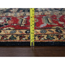 Load image into Gallery viewer, 8&#39;2&quot;x10&#39; Cynical Black, Karajeh Design With All Over Pattern, Hand Knotted, Natural Dyes, Organic Wool, Soft And Vibrant Pile, Oriental Rug FWR506748