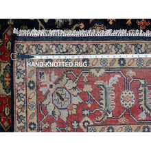 Load image into Gallery viewer, 8&#39;2&quot;x10&#39; Cynical Black, Karajeh Design With All Over Pattern, Hand Knotted, Natural Dyes, Organic Wool, Soft And Vibrant Pile, Oriental Rug FWR506748