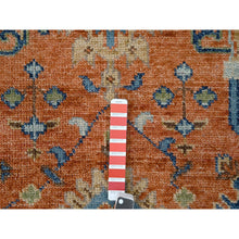 Load image into Gallery viewer, 12&#39;x17&#39;10&quot; Knockout Orange, Supple Collection, All Over Mahal Design, Pure Wool, Hand Knotted, Natural Dyes, Oversized Oriental Rug FWR506802