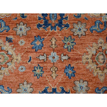 Load image into Gallery viewer, 12&#39;x17&#39;10&quot; Knockout Orange, Supple Collection, All over Mahal Design, Pure Wool, Hand Knotted, Natural Dyes, Oversized Oriental Rug FWR506802