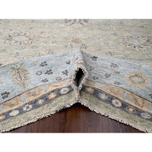 Load image into Gallery viewer, 11&#39;9&quot;x17&#39;9&quot; Camouflage Green, Oushak Design, Supple Collection, Plush Pile Soft Wool, Hand Knotted, Oversized Oriental Rug FWR506934