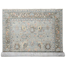 Load image into Gallery viewer, 12&#39;x17&#39;9&quot; Harbor Gray, Hand Knotted, Transitional Natural Dyes, Soft Pile Oushak Inspired Supple Collection, Natural Wool, Oversized Oriental Rug FWR506946