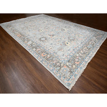 Load image into Gallery viewer, 12&#39;x17&#39;9&quot; Harbor Gray, Hand Knotted, Transitional Natural Dyes, Soft Pile Oushak Inspired Supple Collection, Natural Wool, Oversized Oriental Rug FWR506946