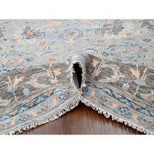 Load image into Gallery viewer, 12&#39;x17&#39;9&quot; Harbor Gray, Hand Knotted, Transitional Natural Dyes, Soft Pile Oushak Inspired Supple Collection, Natural Wool, Oversized Oriental Rug FWR506946