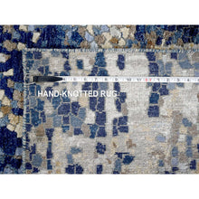 Load image into Gallery viewer, 4&#39;x6&#39; Nevada Gray, Galaxy Design, 100% Wool, Hand Knotted Oriental Rug FWR470754