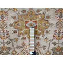 Load image into Gallery viewer, 8&#39;3&quot;x10&#39;1&quot; White Dove, Karajeh Design With Geometric Medallion, Hand Knotted, Natural Dyes, Extra Soft Wool, Oriental Rug FWR507162