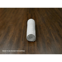 Load image into Gallery viewer, 9&#39;x12&#39; Honey Brown, Tone on Tone, Calm Ambience, Dot Design, Cropped Thin, Hand Knotted, Natural Ambient Color, Soft 100% Wool, Oriental Rug FWR507210