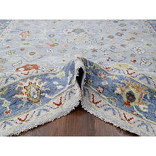 Load image into Gallery viewer, 9&#39;x11&#39;9&quot; Chrome, Extra Soft Wool, Hand Knotted, Oushak Design, Supple Collection, Soft And Vibrant Pile, Oriental Rug FWR507390