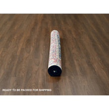 Load image into Gallery viewer, 6&#39;x9&#39; Retro Black And Cardinal Red, Natural Wool, Vegetable Dyes, Hand Knotted, Karajeh Design With Tribal Medallions, Oriental Rug FWR507666