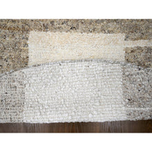 Load image into Gallery viewer, 8&#39;x8&#39; Soft Colors, Soft Pile, Thick Chunky Texture, Pure Wool, Tone On Tone, Natural Abrash, Sustainable, Hand Knotted, Round Oriental Rug FWR507738