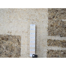 Load image into Gallery viewer, 8&#39;x8&#39; Soft Colors, Soft Pile, Thick Chunky Texture, Pure Wool, Tone on Tone, Natural Abrash, Sustainable, Hand Knotted, Round Oriental Rug FWR507738