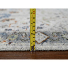 Load image into Gallery viewer, 2&#39;6&quot;x19&#39;9&quot; Seraph With Whale Gray, Oushak with Floral Motifs, Denser Weave, 100% Wool XL Runner Hand Knotted Oriental Rug FWR508752