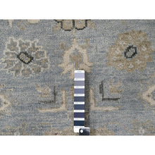 Load image into Gallery viewer, 9&#39;10&quot;x13&#39;10&quot; Dockside Blue And Soft Chamois White, Oushak Supple Collection Design, Hand Knotted, 100% Wool, Soft And Plush Pile, Oriental Rug FWR509274