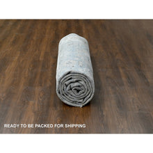 Load image into Gallery viewer, 9&#39;10&quot;x13&#39;10&quot; Dockside Blue And Soft Chamois White, Oushak Supple Collection Design, Hand Knotted, 100% Wool, Soft And Plush Pile, Oriental Rug FWR509274