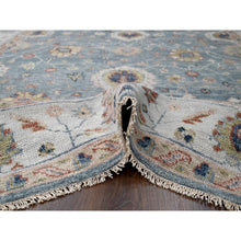 Load image into Gallery viewer, 8&#39;9&quot;x12&#39; Nimbus Gray, Oushak Design, Supple Collection Thick And Plush, Natural Wool Hand Knotted, Tone On Tone, Oriental Rug FWR509328