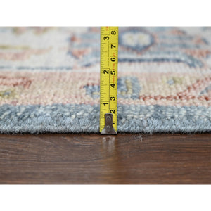 8'9"x12' Nimbus Gray, Oushak Design, Supple Collection Thick And Plush, Natural Wool Hand Knotted, Tone On Tone, Oriental Rug FWR509328