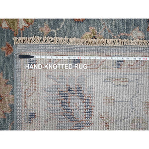 8'9"x12' Nimbus Gray, Oushak Design, Supple Collection Thick And Plush, Natural Wool Hand Knotted, Tone On Tone, Oriental Rug FWR509328