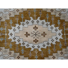 Load image into Gallery viewer, 14&#39;x17&#39;10&quot; Boothbay Gray, Natural Dyes, Denser Weave, Organic Wool, Hand Knotted Persian Village Inspired Geometric Elements Design, Oriental Oversized Rug FWR509544