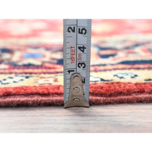 Load image into Gallery viewer, 3&#39;10&quot;x6&#39; Fire Brick, Afghan Peshawar With Serapi Heriz Design, Natural Dyes, Organic Wool, Hand Knotted, Oriental Rug FWR510048