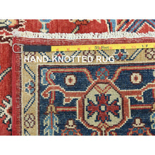 Load image into Gallery viewer, 6&#39;1&quot;x9&#39;1&quot; Imperial Red, Afghan Peshawar With All Over Heriz Design, Natural Dyes, Dense Weave, Pure Wool, Hand Knotted, Oriental Rug FWR510132