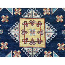 Load image into Gallery viewer, 9&#39;x11&#39;8&quot; Sky Blue, Armenian Inspired Caucasian Design With Large Medallions 200 Kpsi, Vegetable Dyes, Extra Soft Wool Hand Knotted Oriental Rug FWR510204