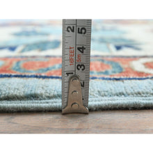 Load image into Gallery viewer, 9&#39;x11&#39;8&quot; Sky Blue, Armenian Inspired Caucasian Design With Large Medallions 200 Kpsi, Vegetable Dyes, Extra Soft Wool Hand Knotted Oriental Rug FWR510204