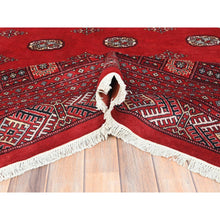 Load image into Gallery viewer, 10&#39;1&quot;x14&#39;7&quot; Hibiscus Red, Princess Bokara With All Over Medallions, Natural Dyes, Extra Soft Wool, Hand Knotted Oriental Rug FWR511212