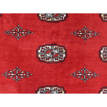 Load image into Gallery viewer, 10&#39;1&quot;x14&#39;7&quot; Hibiscus Red, Princess Bokara With All Over Medallions, Natural Dyes, Extra Soft Wool, Hand Knotted Oriental Rug FWR511212