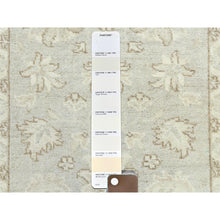 Load image into Gallery viewer, 2&#39;9&quot;x9&#39;7&quot; Ivory, Hand Knotted, Afghan Stone Washed Peshawar, Soft Wool, Runner Oriental Rug FWR511278