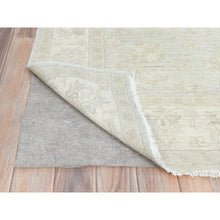 Load image into Gallery viewer, 4&#39;x5&#39;10&quot; White Dove, Organic Wool, Hand Knotted, Afghan Stone Washed Peshawar, Oriental Rug FWR511296