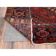 Load image into Gallery viewer, 10&#39;x12&#39;8&#39; Barn Red, Semi Antique Bohemian Persian Heriz, Good Condition, Rustic Look, Pure Wool, Hand Knotted, Sides And Ends Professionally Secured, Cleaned, Oriental Rug FWR512082