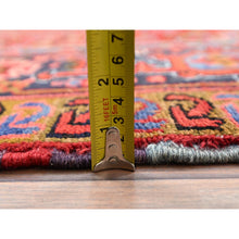 Load image into Gallery viewer, 10&#39;x12&#39;8&#39; Barn Red, Semi Antique Bohemian Persian Heriz, Good Condition, Rustic Look, Pure Wool, Hand Knotted, Sides And Ends Professionally Secured, Cleaned, Oriental Rug FWR512082