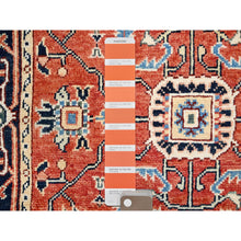 Load image into Gallery viewer, 3&#39;x5&#39; Chili Red, Hand Knotted, Afghan Peshawar with Serapi Heriz Design, Dense Weave, Natural Dyes, Extra Soft Wool, Oriental Rug FWR513072
