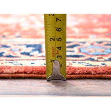 Load image into Gallery viewer, 3&#39;x5&#39; Chili Red, Hand Knotted, Afghan Peshawar with Serapi Heriz Design, Dense Weave, Natural Dyes, Extra Soft Wool, Oriental Rug FWR513072