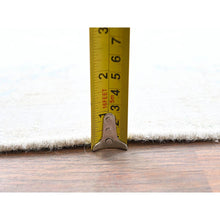 Load image into Gallery viewer, 9&#39;4&quot;x12&#39;3&quot; Spring White, Pure Wool, Hand Knotted, Vintage Persian Kerman, Washed Out, Evenly Worn, Cleaned With Sides And Edges Professionally Secured, Oriental Rug FWR513150