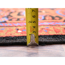 Load image into Gallery viewer, 9&#39;8&quot;x13&#39; Imperial Red, Pure Wool, Hand Knotted, Semi Antique Persian Heriz, Good Condition, Distressed Feel, Evenly Worn, Oriental Rug FWR513504