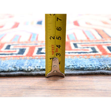 Load image into Gallery viewer, 9&#39;1&quot;x11&#39;9&quot; Baby Blue, Khotan Design With Large Elements, Hand Knotted, Natural Dyes, Soft Wool, Oriental Rug FWR513576