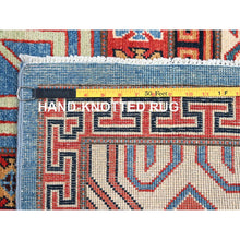 Load image into Gallery viewer, 9&#39;1&quot;x11&#39;9&quot; Baby Blue, Khotan Design With Large Elements, Hand Knotted, Natural Dyes, Soft Wool, Oriental Rug FWR513576